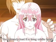 더블 삽입 헨타이 사정