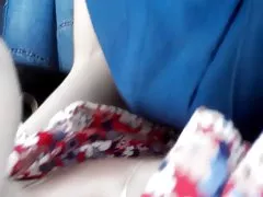 downblouse 러시아 꽃 소녀